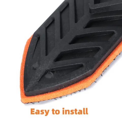 Ruimou 2-delars fingerplatta till slipmaskin kompatibel med Black & Decker/Mouse-slipmaskin KA160K KA161 KA165GT etc. reservdel 582099-00 8 best sales Black Decker-delar - №2