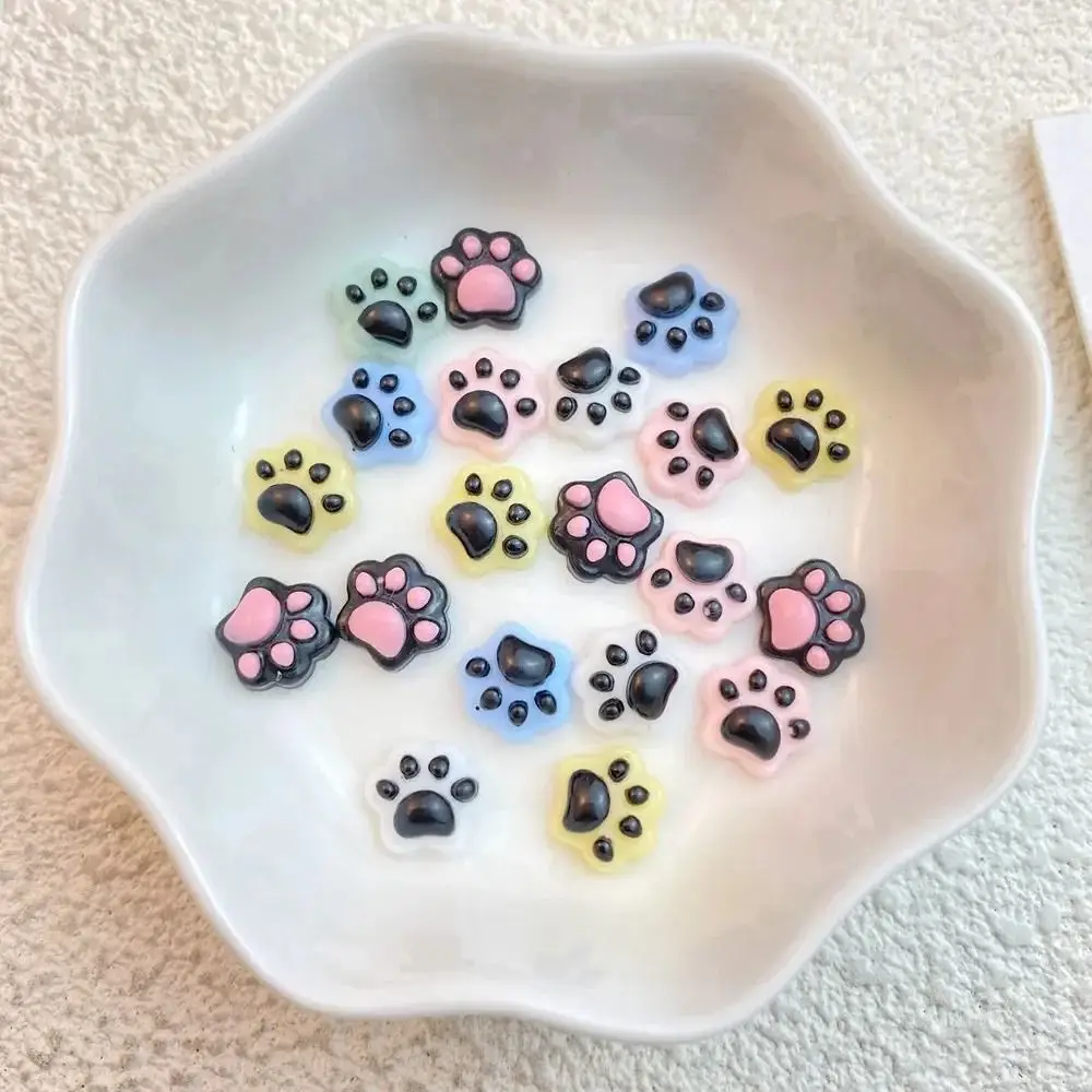 50 قطعة جديد الراتنج مختلط مسمار الفن الكرتون الراين مانيكير الديكور الملونة القط باو اكسسوارات الأظافر لوازم