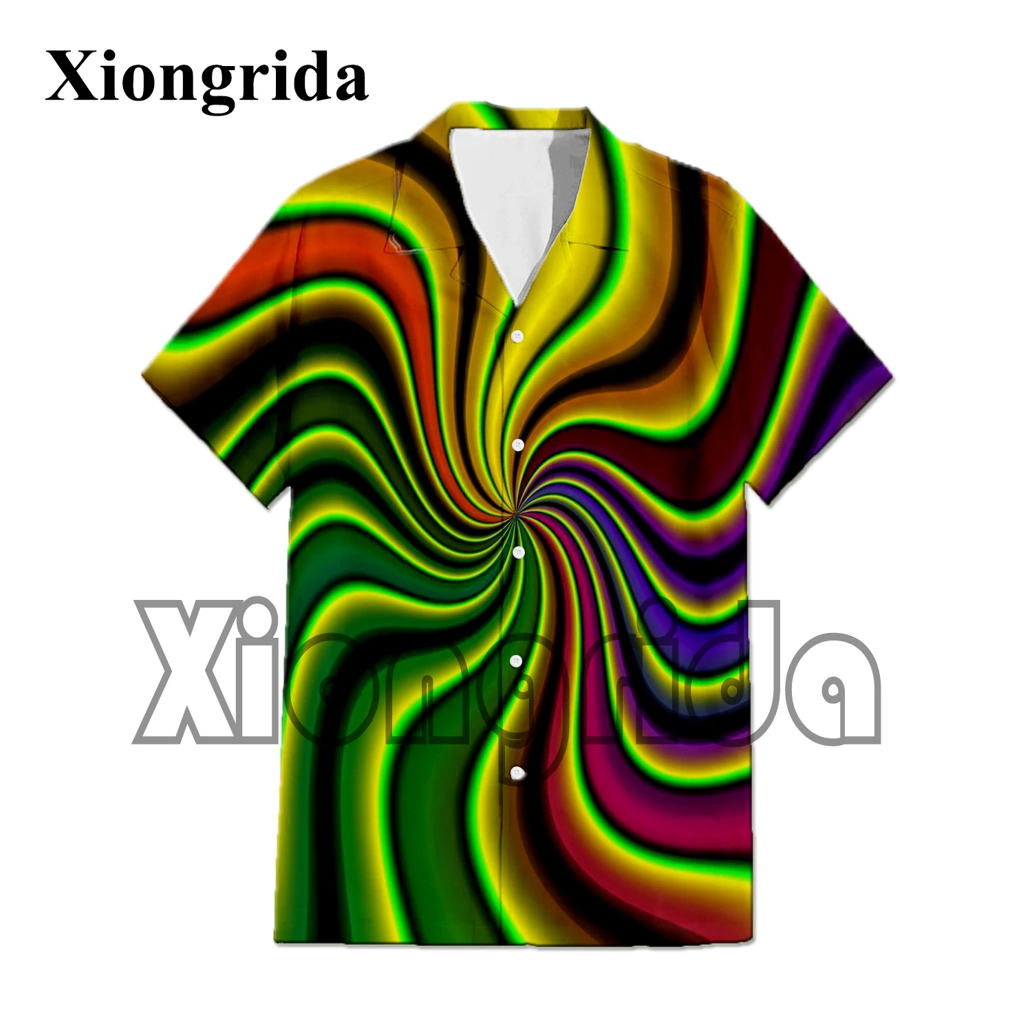 Hippie Graffiti Shirts Men Colorful Casual Musician Tees 3D Hip Hop Fashion Short Sleeve Shirts Unisex Streetwear Beach Tops