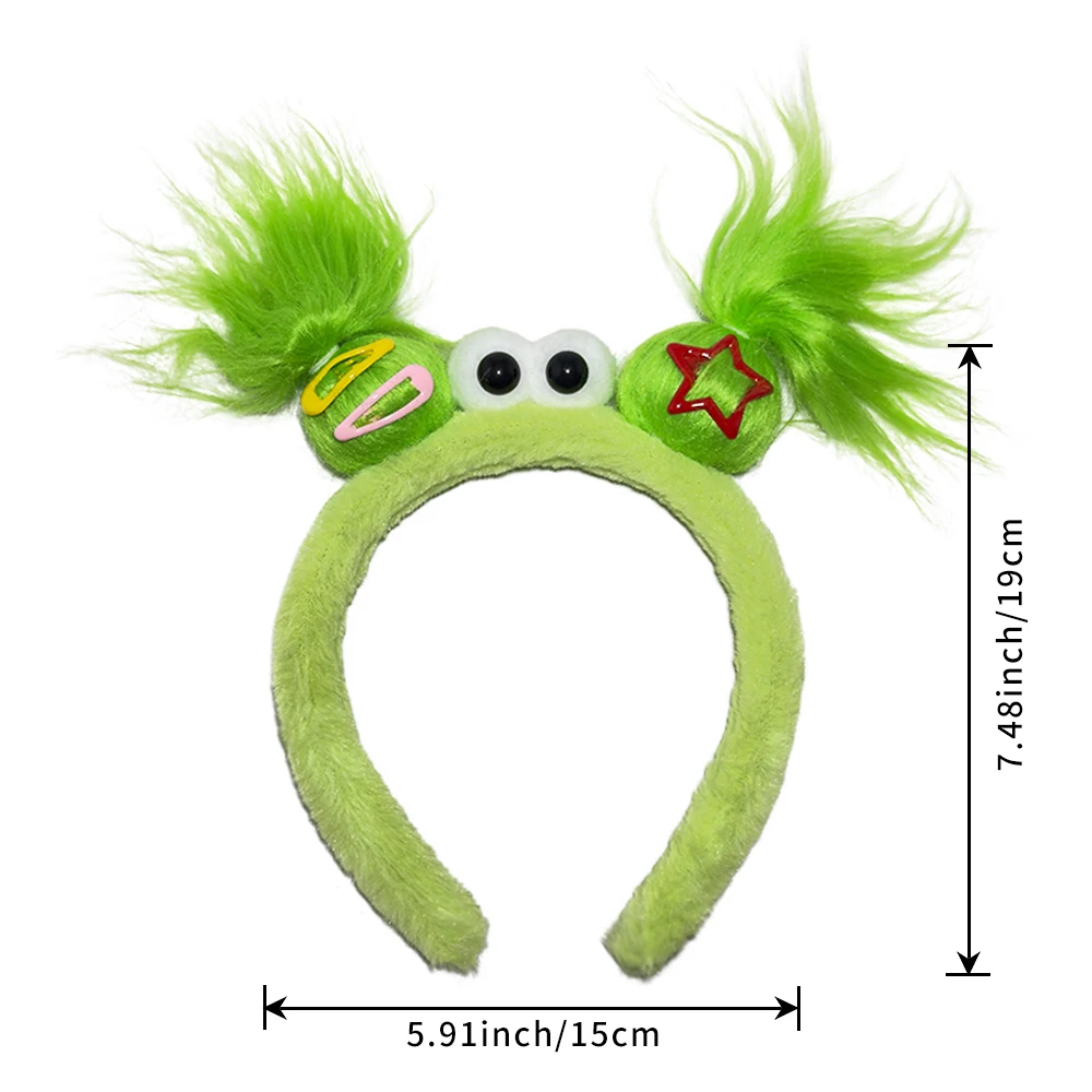Plüsch Hässliche Puppe Haarband Frauen Kreative Lustige Stirnband Nette Waschen Gesicht Hoop Winter Haar Zubehör – Detail 12