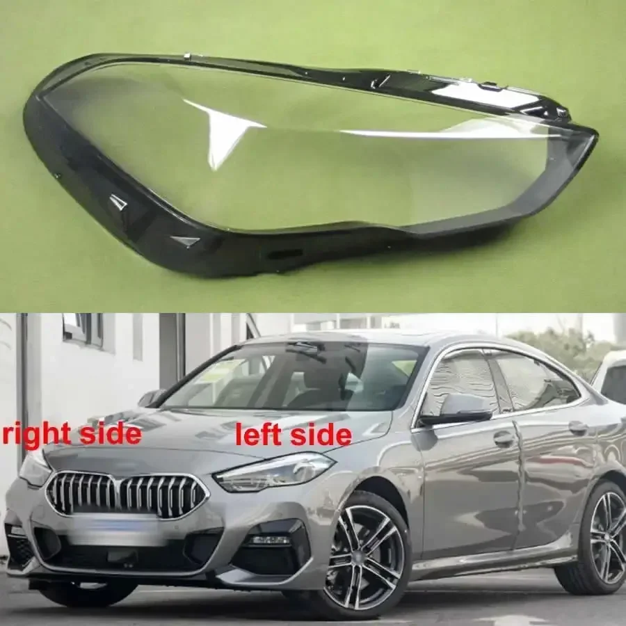 For BMW 2 Series F44 2023 2024 Four Doors Car Accessories Headlight Lens Cover Transparent Lampshade Headlamp Shell Plexiglass