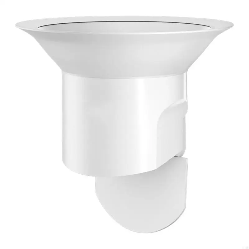 Bathroom Squat Toilet Lid Plastic Deodorize Squatting Pit Smell Stoppers Automatic Sealing Toilet Cover Easy to Install B03E
