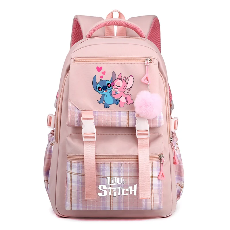

Disney Lilo Stitch Women's Backpack Boys Girls Bookbag Bag Student Teenager Children Knapsack Schoolbag Rucksack Mochila