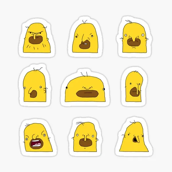The Big Lez Show Choomah Gang Adesivos de parede para criança, decoração de parede, garrafas de água, janela dos desenhos animados, carro Art Print, 5pcs