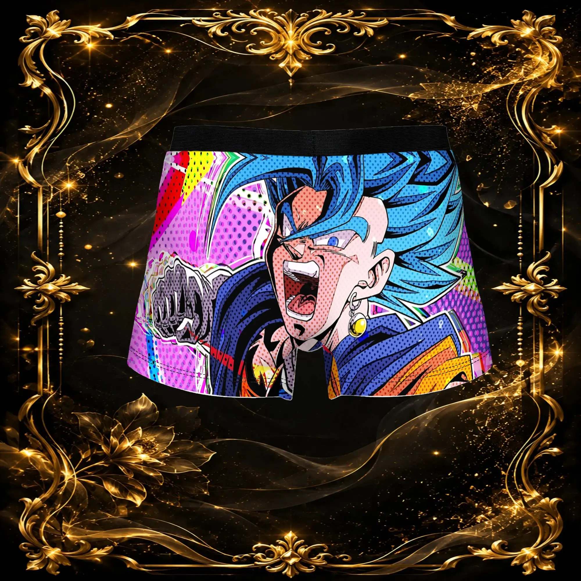 3Pcs  boxers Dragon Ball Z Underpants Breathbale Panties Male Underwear Comfortable Shorts Boxer Briefs