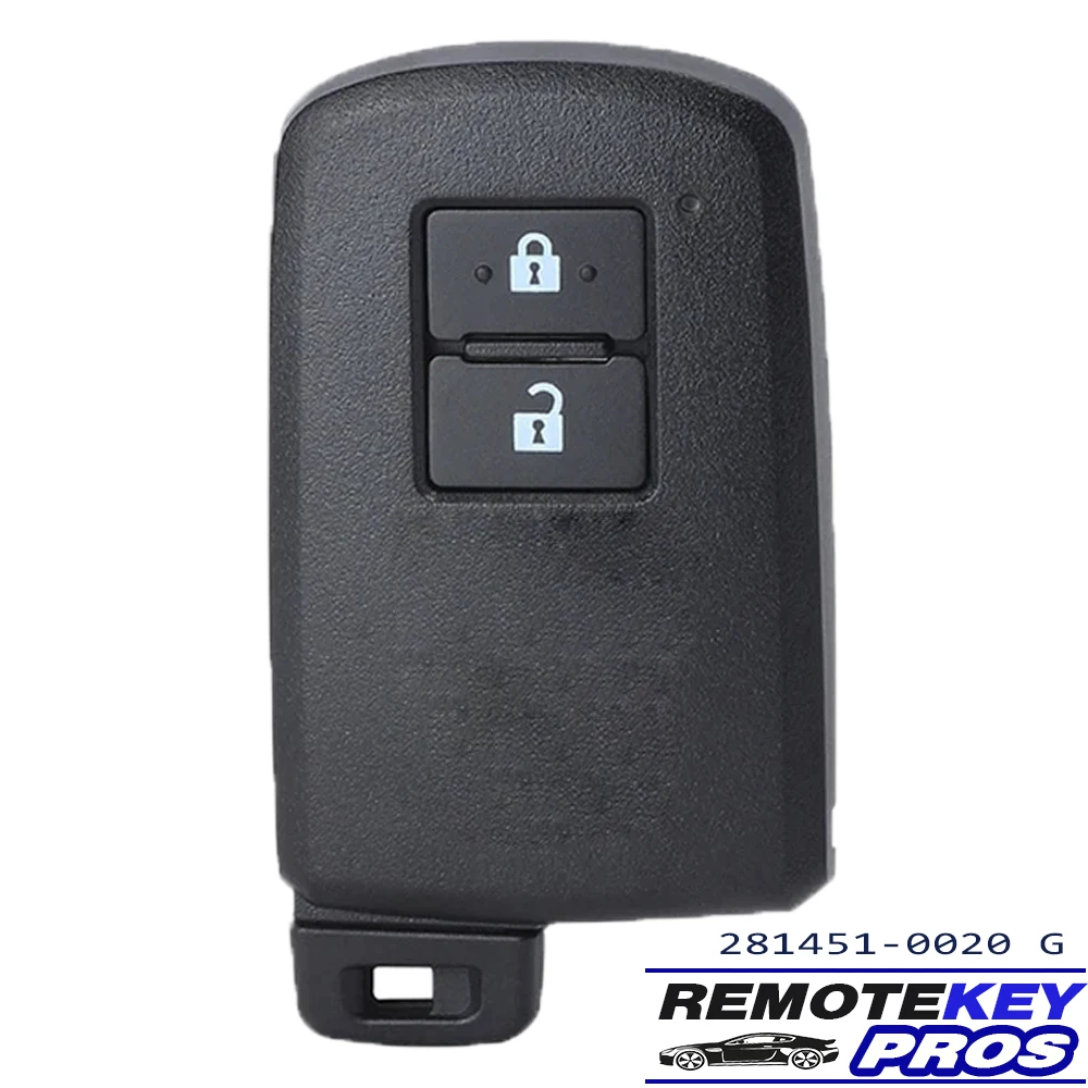 DIYKEY 281451-0020 G , HYQ14FBA Smart Remote Key 312/314.3MHz / 433MHz Fob for Toyota RAV4 Corolla PRIUS C 2012-2020