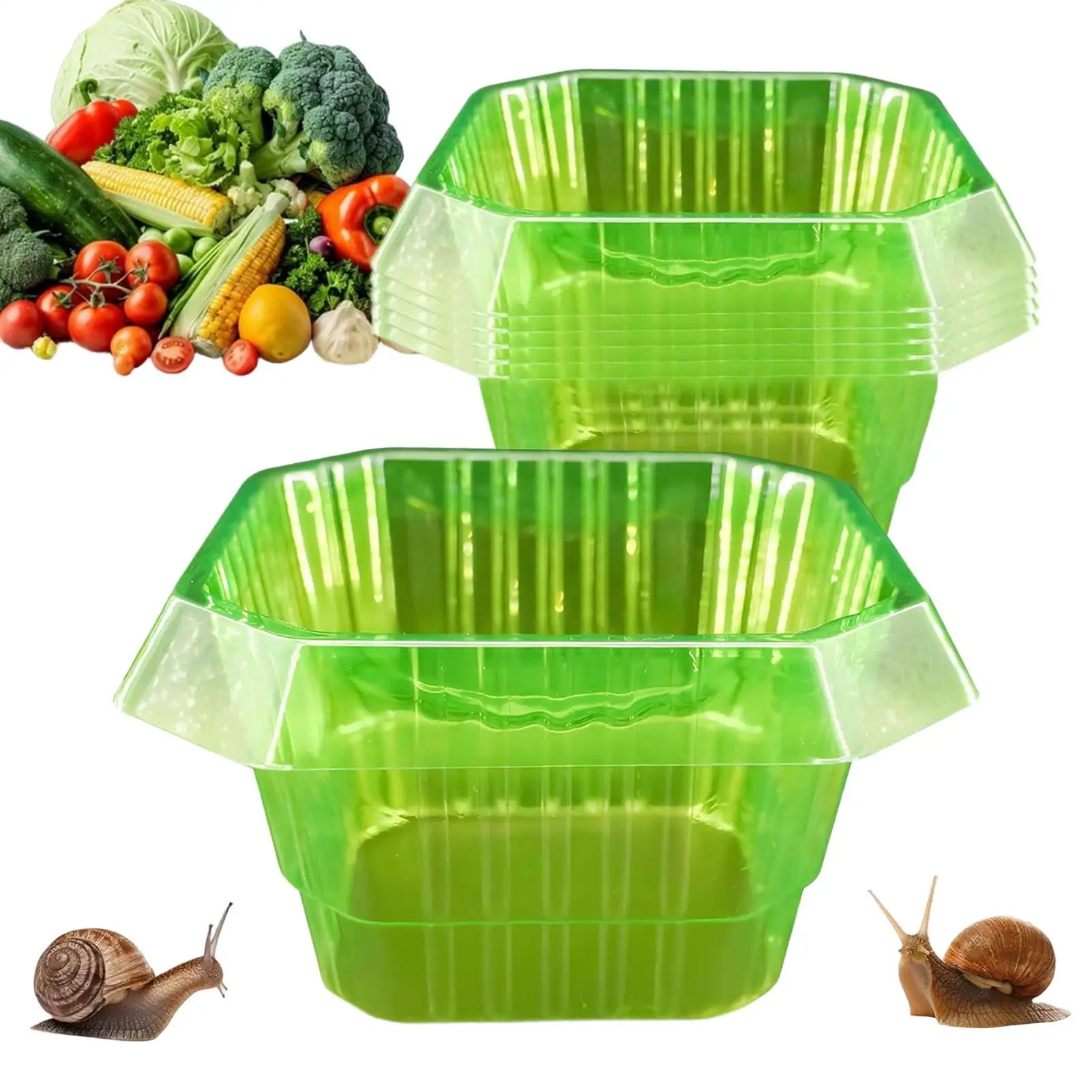 20pcs Snail Collars Slug Plant Protection Collars Vegetables Covers Reusable Agricultural Plant Snail Guard Save Water