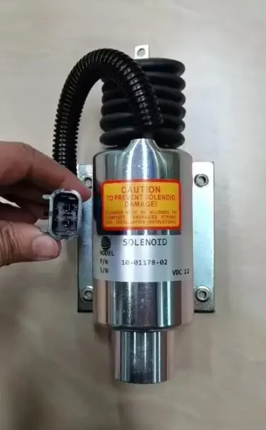 Fuel Stop Solenoid 10-01178-04 for Carrier Transicold linear Ultra Vector Speed Solenoid 2-Way Connector 12VDC 10-01178-02