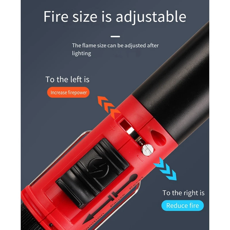 Fer à souder à gaz sans fil, souffleur de chaleur, torche à allumage automatique, démarrage instantané, contrôle de la flamme réglable, outils de soudage