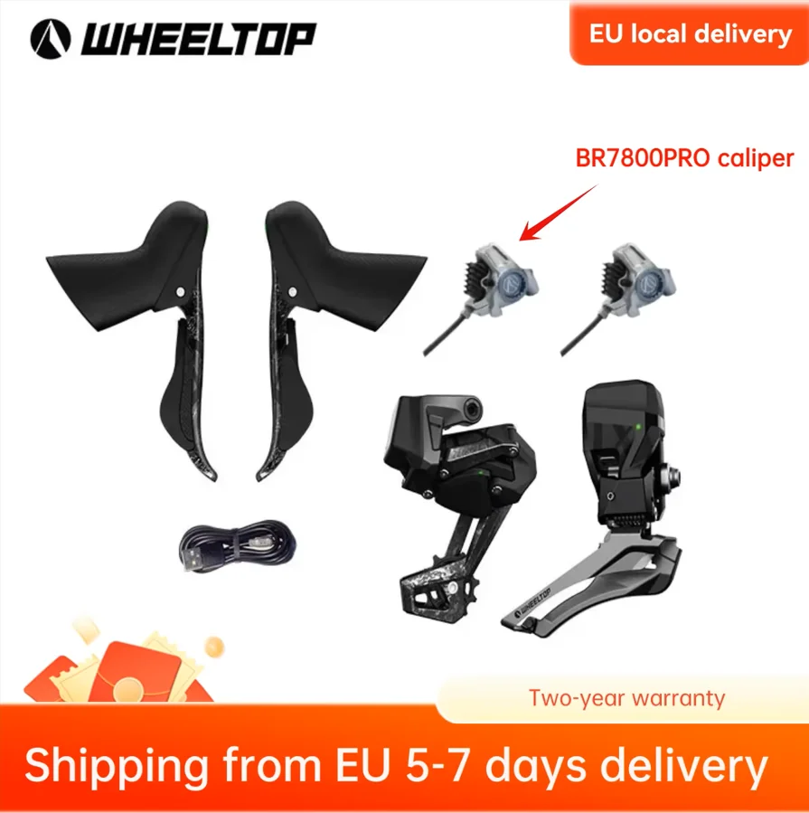 Grupo de componentes para bicicleta de carretera WHEELTOP EDS TX, electrónico, inalámbrico, con llantas de carbono y… — oferta en AliExpress