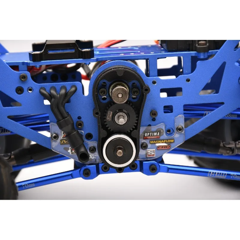 LOSI 1/18 Mini LMT 40Cr ensemble d'engrenages de Transmission en acier Idel et engrenage d'entraînement d'écrasement-mise à niveau robuste pour frein/train de transmission sans brosse