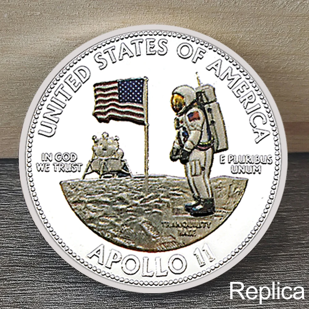 

2026 NASA Artemis II Commemorative Coin - Apollo 11 Lunar Mission Tribute, Space Exploration Souvenir gift replica