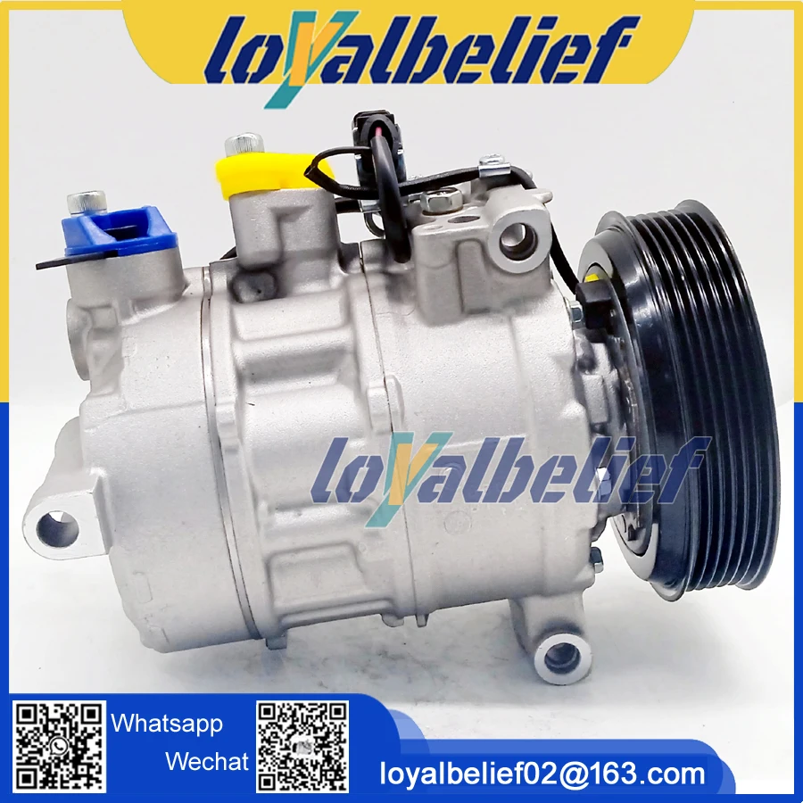 

freeship Auto AC Compressor For Audi Q7 4M Tdi A4 A6 A7 3.0 TDI Diesel 6 4M0 820 803 J 4M0820803 L 4M0820803J 4M0820803L