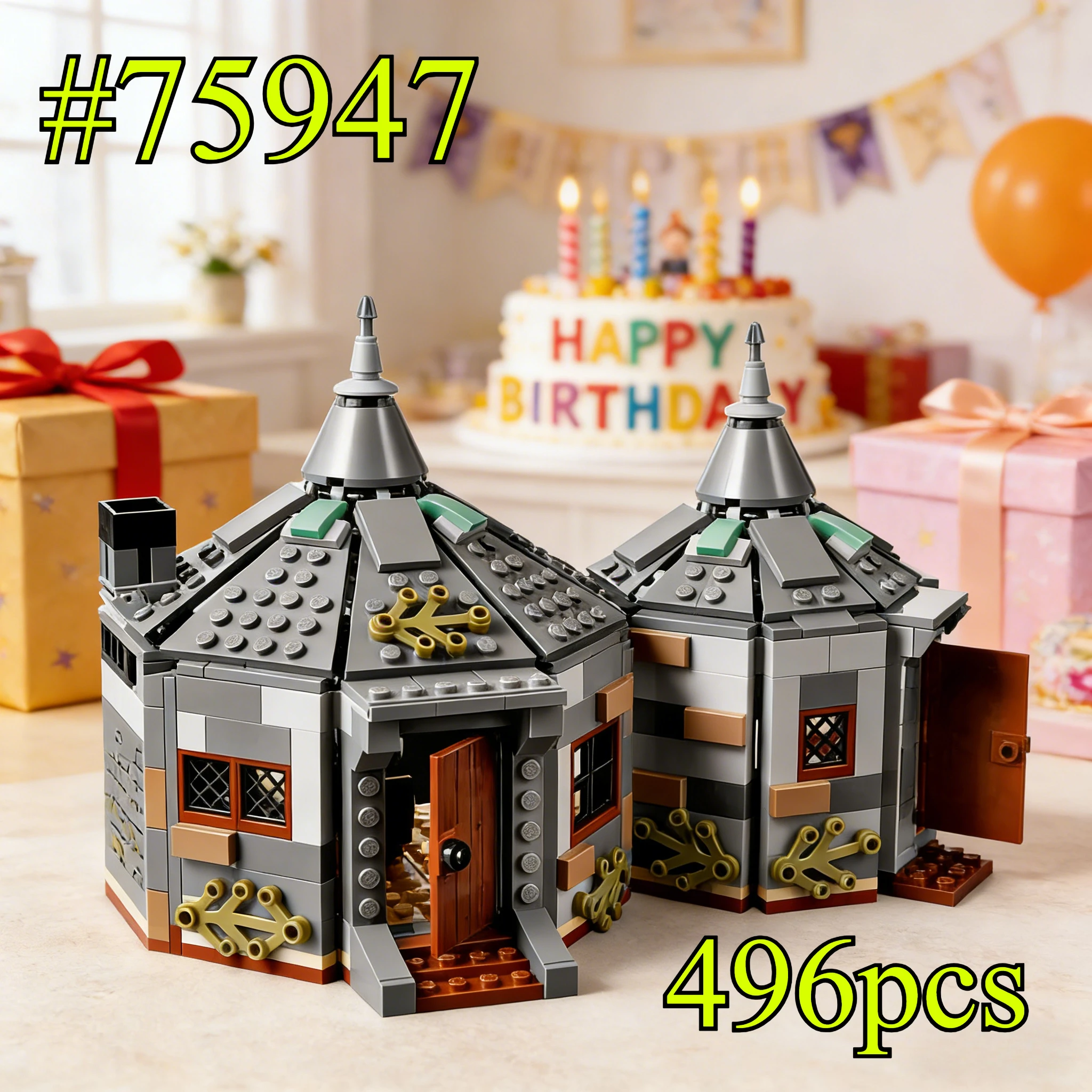 

Наборы строительных блоков Backbeak's Rescue 75947, подходящие для подарков на день рождения, совместимые с деталями Lego, 496 шт.