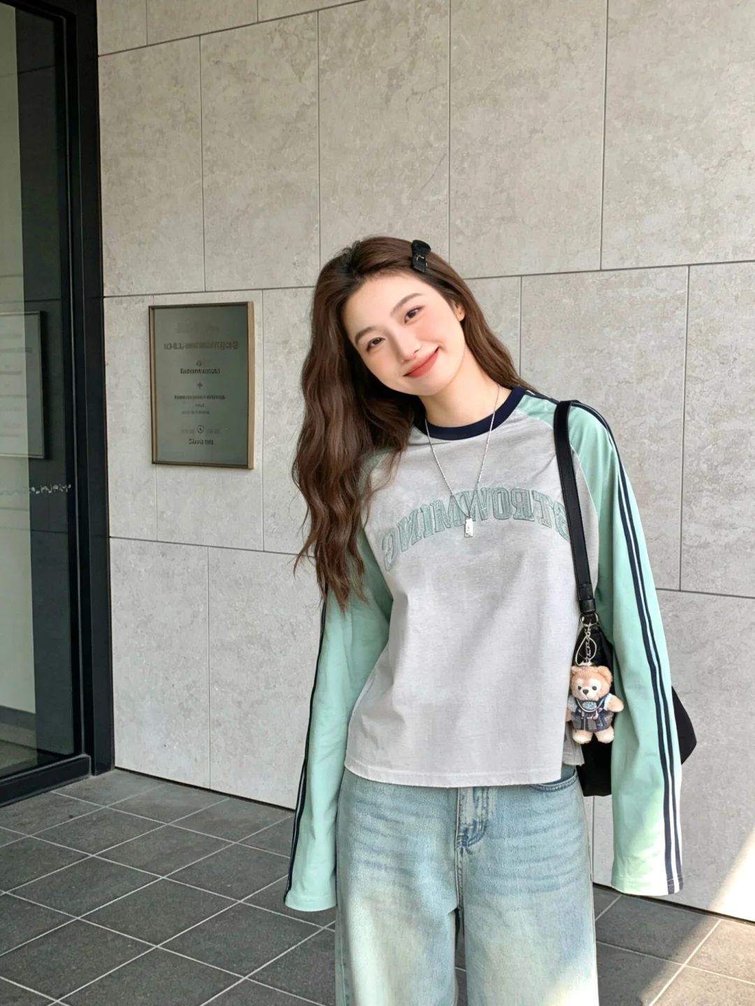 

Американский ретро-свитшот с буквенным принтом для женщин, осенняя новинка, удобный, с длинными рукавами, свободного кроя, топ