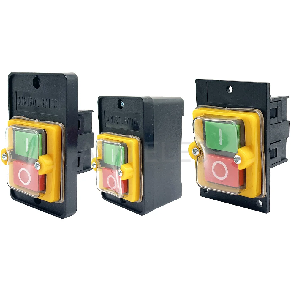 KAO-5H KAO-5M KAO-5MX 10A 380V for Cutting Machine Bench drill SwitchWaterproof Push Button Switch Power On/ Off Switch KAO-5
