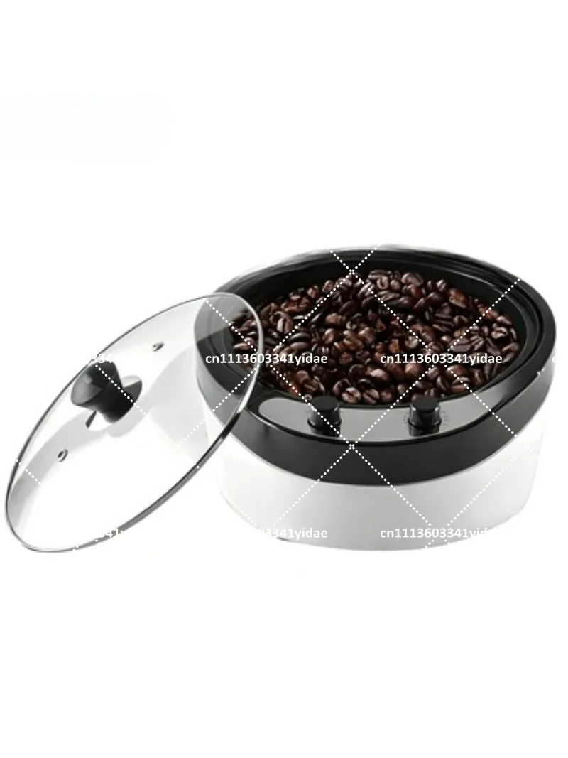 Coffee Bean Roasting Machine with Automatic Cooling, Nut Roaster for Chestnut Sesame Peeling
