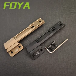 Tactical Mlok Keymod torcia a coda di cavallo Offset supporto adattivo per M300 M600 SF Scout Light Base Airsoft accessorio per lampada da caccia