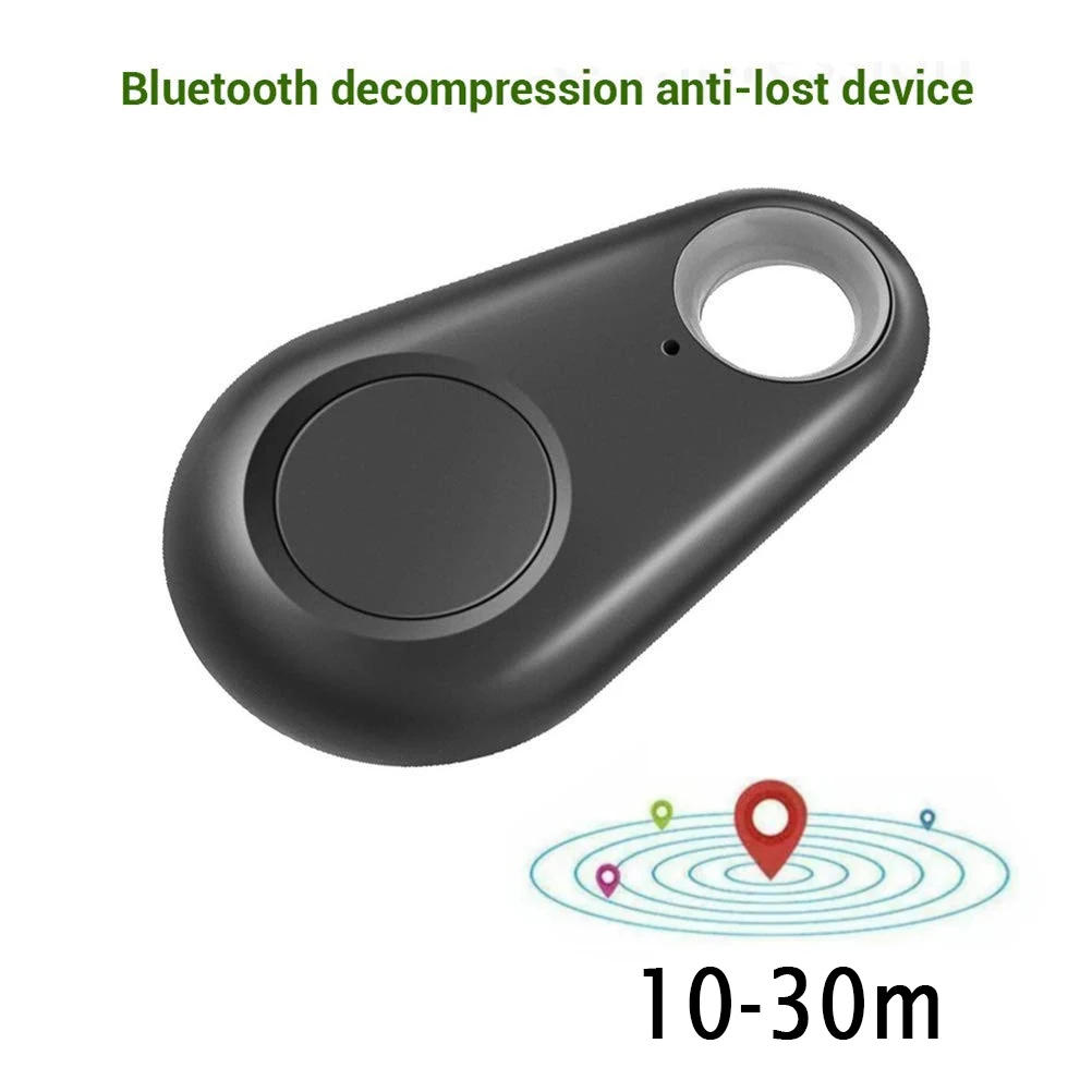 Mini rastreador GPS inteligente con Bluetooth para perros y gatos, localizador de etiquetas antipérdida, artículos para mascotas, llavero,