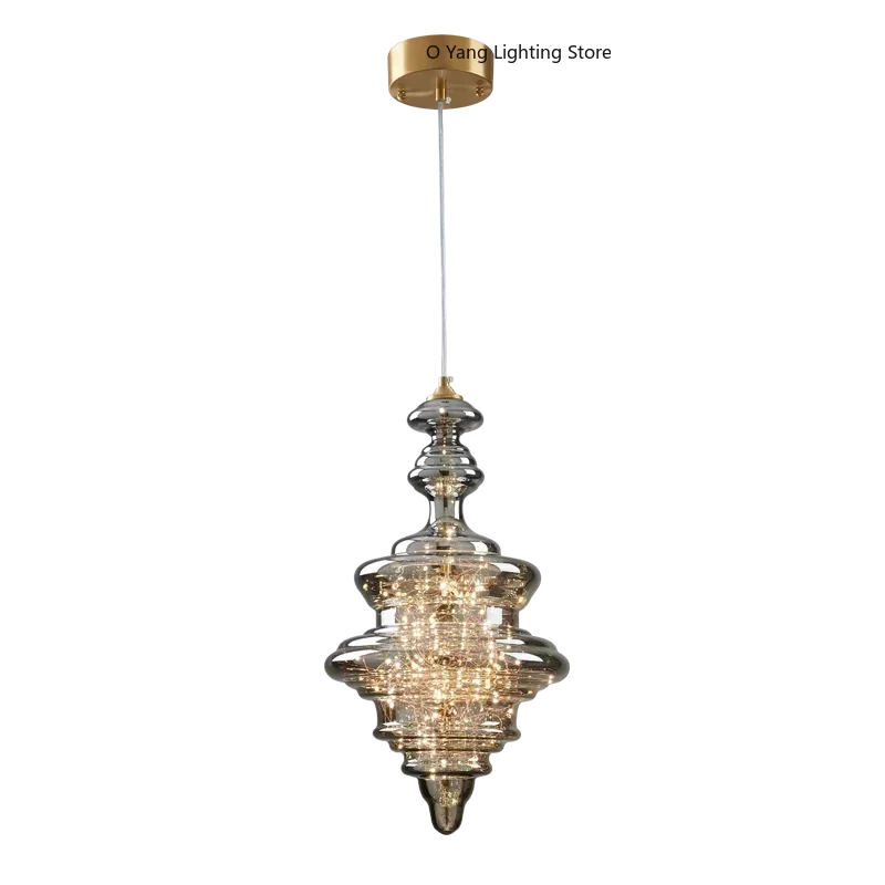 Nueva lámpara colgante de cabeza de cama de diseño de gota de lluvia, lámpara decorativa de cristal de cobre lleno de lujo para restaurante, Bar, escritorio, tres colores