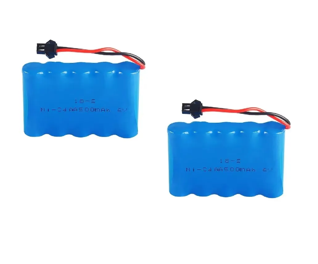 6v 500mah AA Ni-Cd Battery High capacity toy battery upgrade Electric toys Remote car ship robot rechargeable