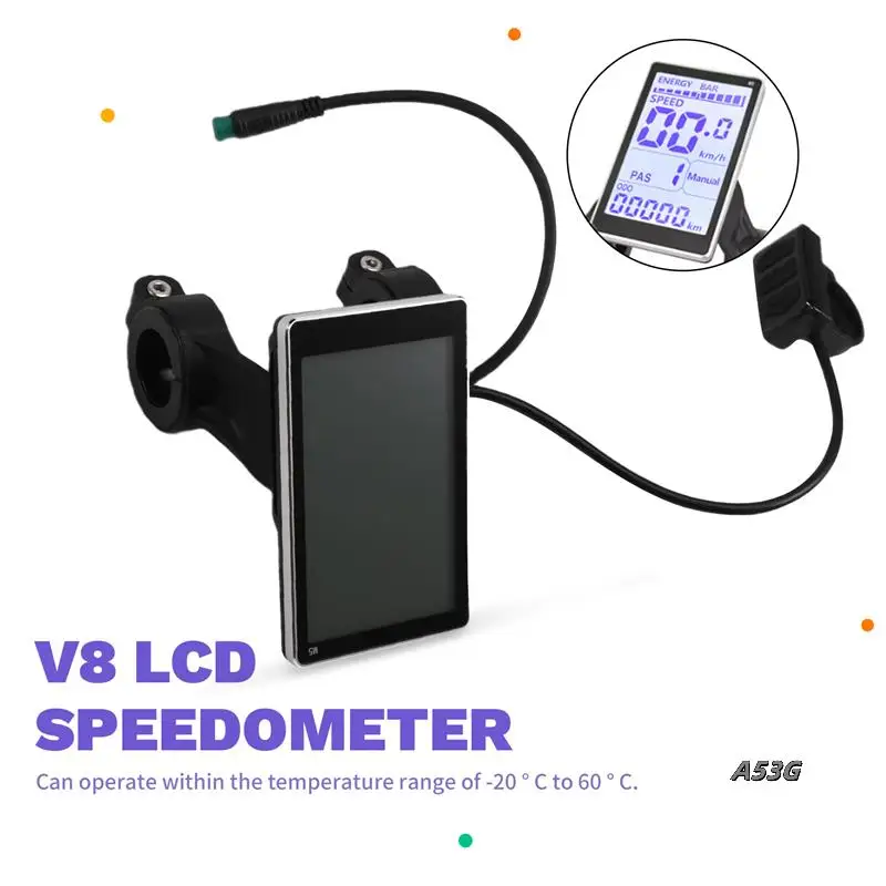 

Fatbike Accessoires Dispaly Version Waterproof Screen LCD Speed Meter For Fatbike OUXI V8 M5 Scooter Parts