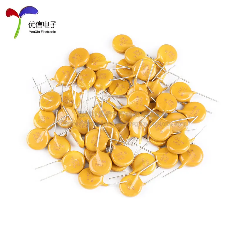 250V 0.2A PPTC Straight Resettable Fuse/Fuse 200mA Pin Pitch 5mm 10PCS