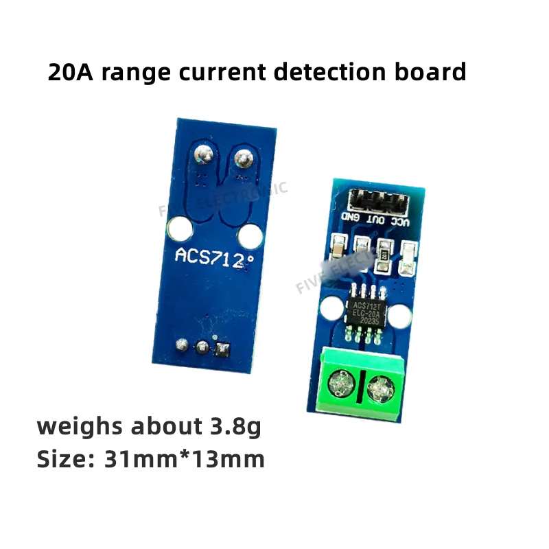 5A 20A 30A Range Current Detection Board ACS712 Hall Current Sensor
