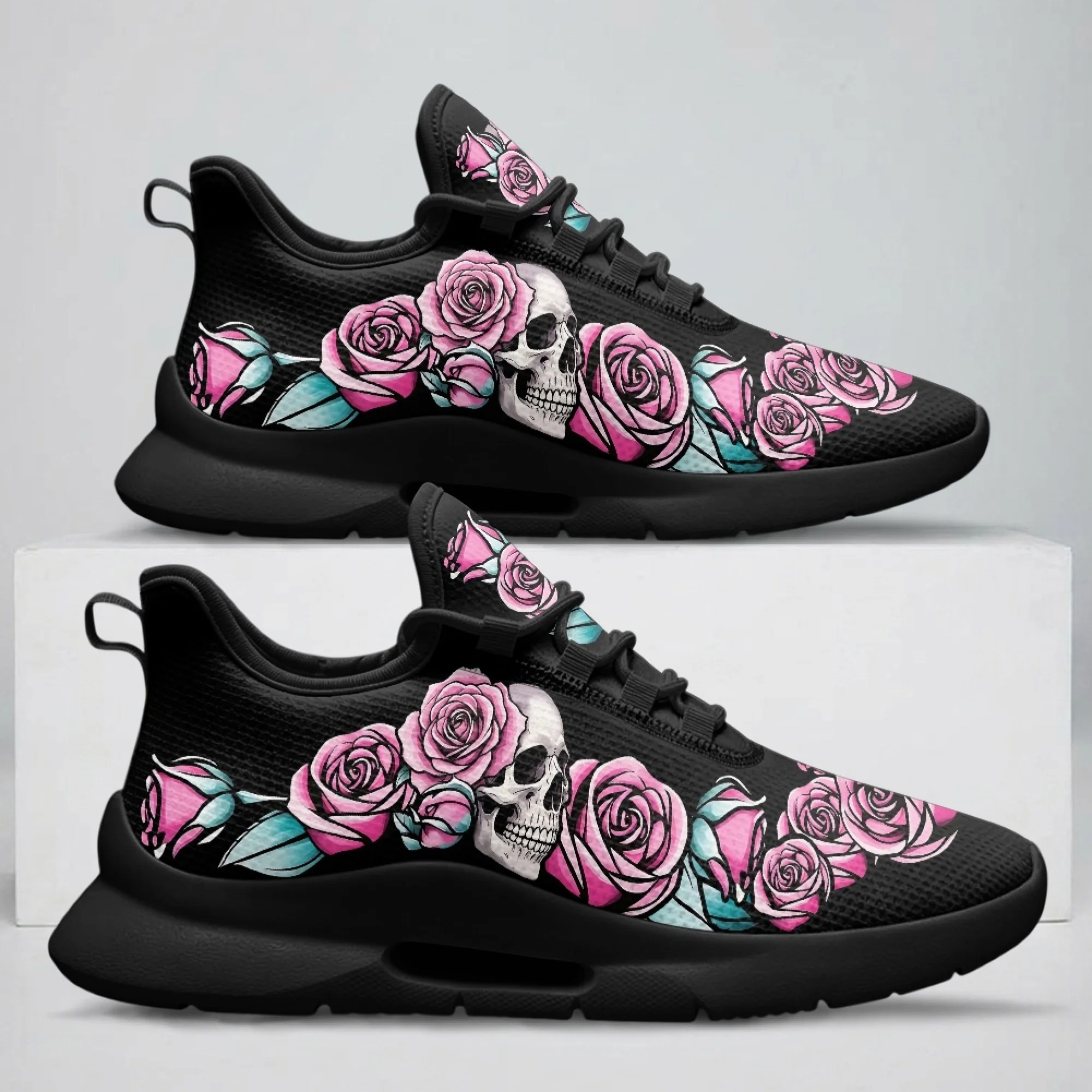

XIXIRIMIDO Lace-up Casual Shoes Mens Walking Shoes Casual Fashion Lace Up Blade Tennis Running Sneakers Gym Walking Shoes 35-48