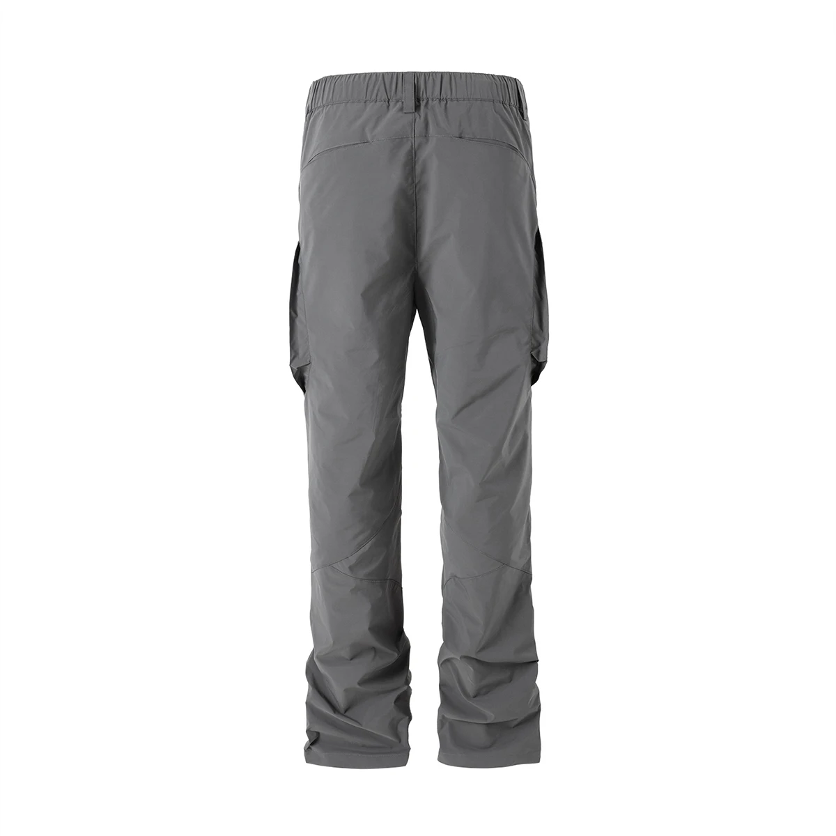2025 American Functional Zipper Cargo Trousers Tapered Multi Pocket Workwear Casual Micro Side Split Cargo Pants Men Slim Fit