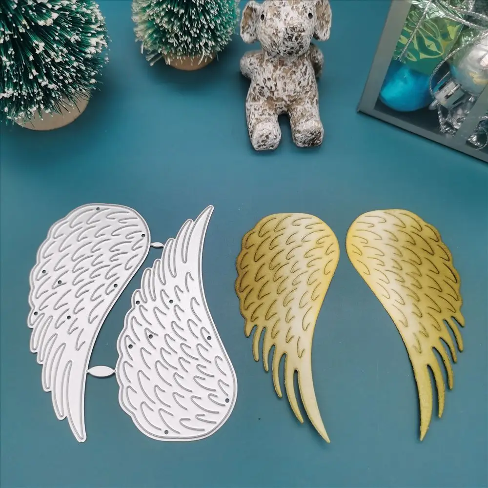 Angel Wings Cutting Dies 2022 New Metal Cutting Dies for DIY Scrapbooking Embossing Decorative Crafts Supplies Cards Making