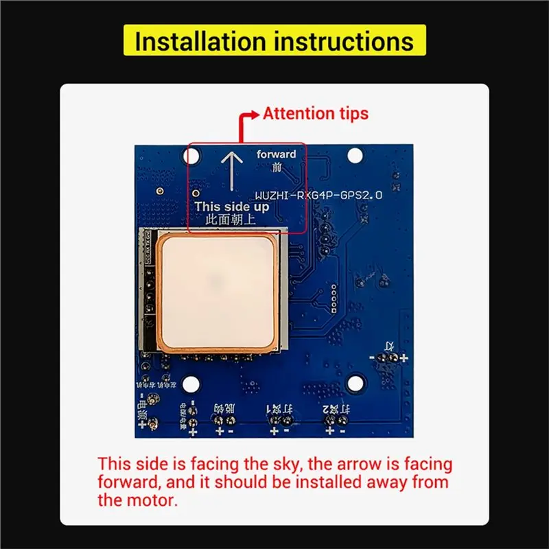 AT82-RXG4P-TXG4 Colored Screen Display Brushless Net-Pulling Boat Remote Control Set 7-30V Receiver Board With GPS Module