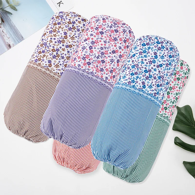 Floral Stripe Long Sleeve Oversleeves Reusable Anti‑Dirty Cuff Protector Household Work Arm Sleeves For Women Kitchen Cleaning