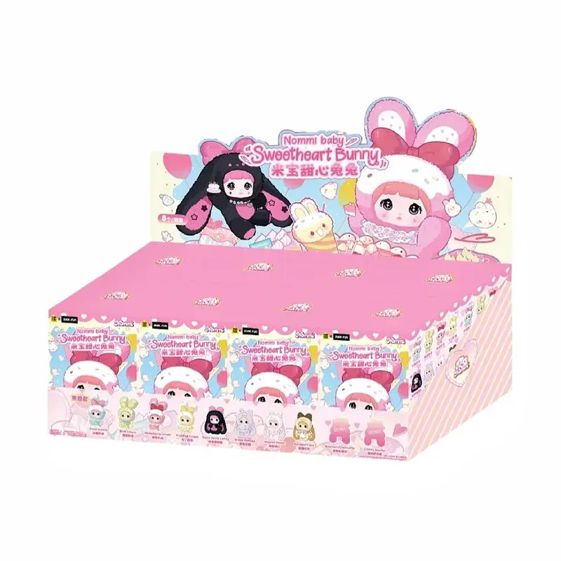 

Подлинная серия Nommi Baby Sweetheart Bunny, виниловая плюшевая слепая коробка, милые модели кукол, украшения, модные игрушки, подвески, загадочная коробка, подарок