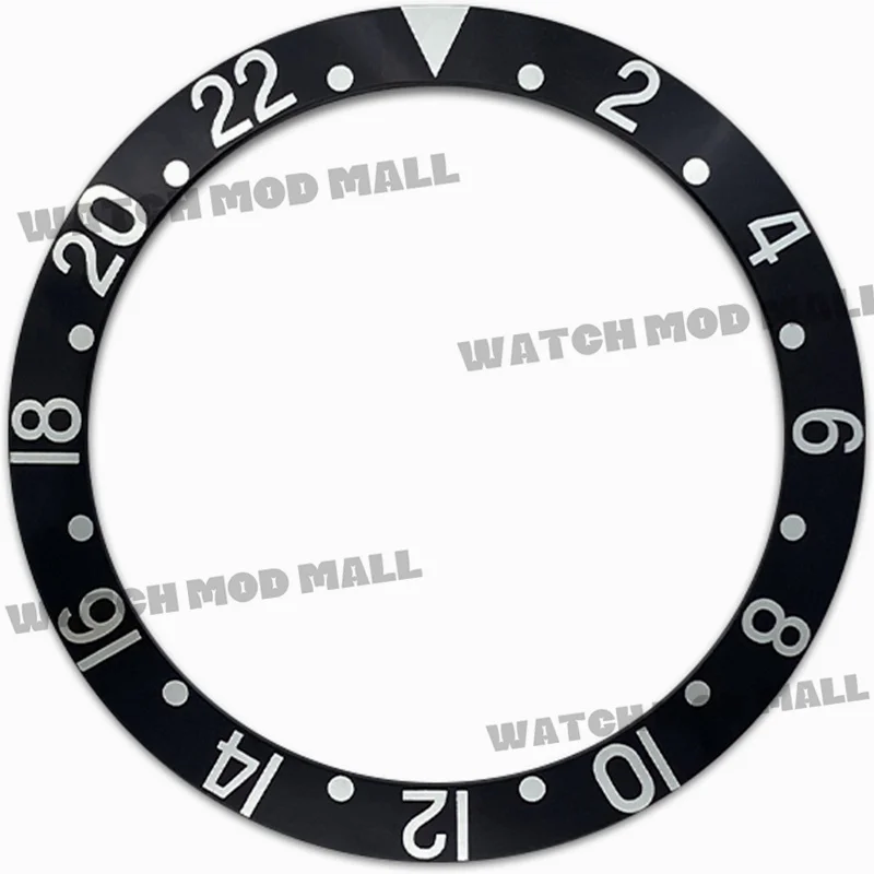 37.6mm old gmt aluminum bezel insert fit for Rolex old watch