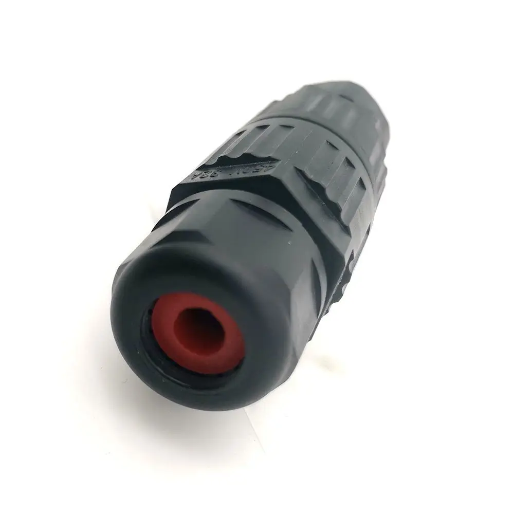 IP68 Quick Push in Terminal block Conductor Connector Electrical Waterproof Connector Wire Cable 2/3 Pin Outdoor Plug Straight
