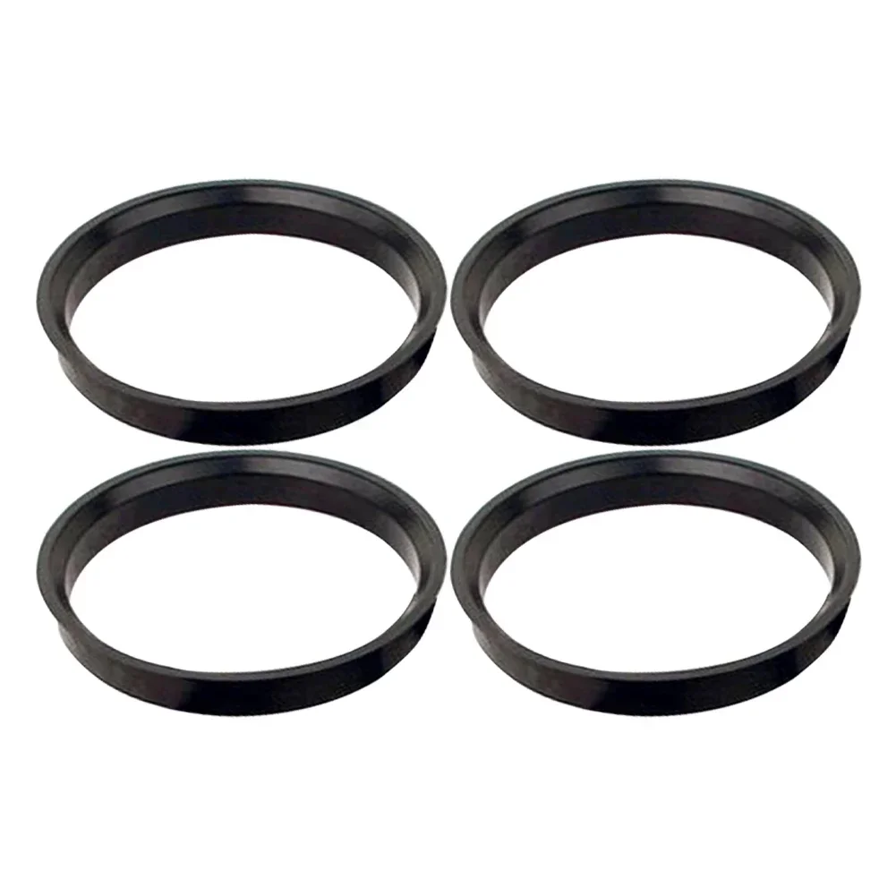 4Pcs Hub Centering Rings 74.1 X 72.6mm Fit For BMW Wheel Bore Center Spacer Black Plastic Car Wheels Tires & Parts Replacement