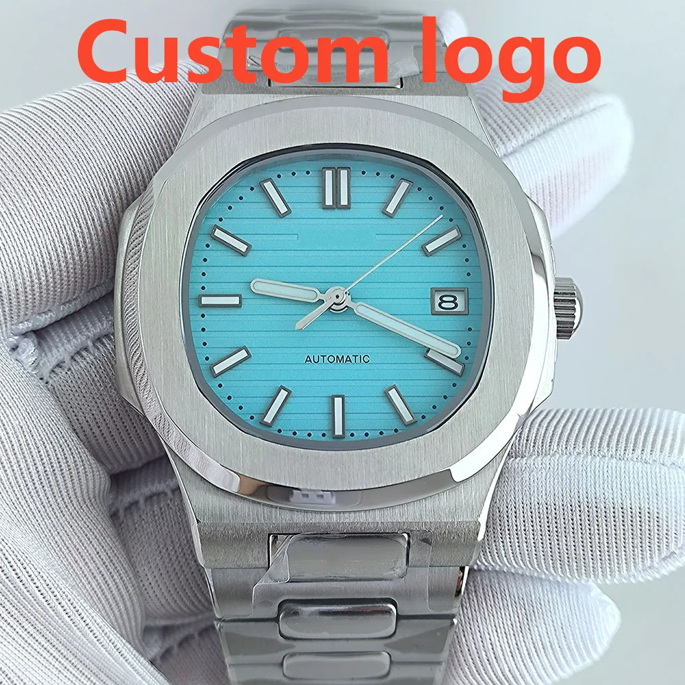 N H35 Case Watch Custom logo Men\'s Watch Stainless Steel Mechanical Watch Fit N H35 Sports Watch