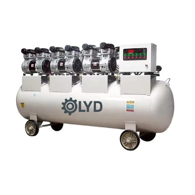 Use Air Cooled for Various Industries320L Piston Air Compressor With Caster Big Power Home