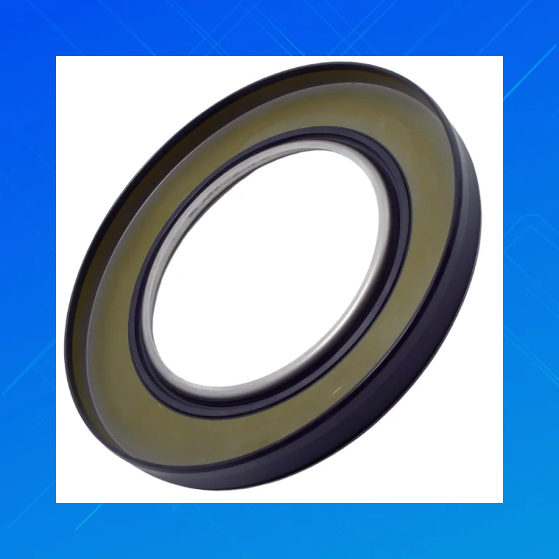 DMHUI high-quality oil seals, with dimensions of 129.5 x 200 x 19mm,SS+NBR ,applicable to Poclain Hydraulic motor oil seal