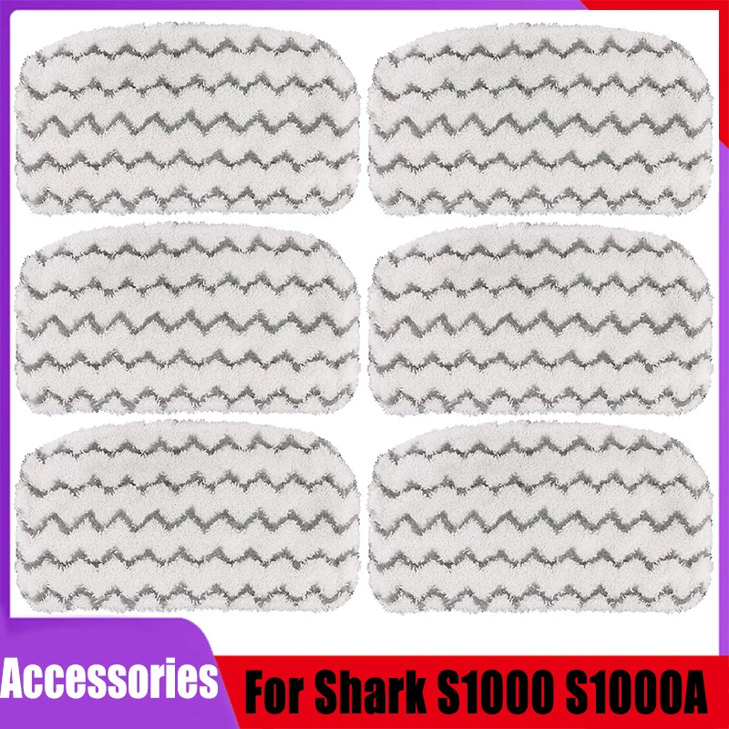 For Shark S1000 S1000A S1000C S1000WM Steam Mop Pads Washable Replacement Mop Pads Accessories Applicable with All Hard Floors