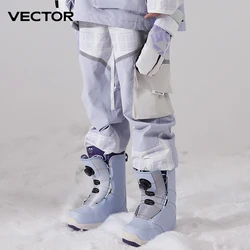 Winter Ski Pants Women Outdoor High Quality Windproof Waterproof Warm Snow Trousers Winter Ski Snowboarding Pants Splicing beam