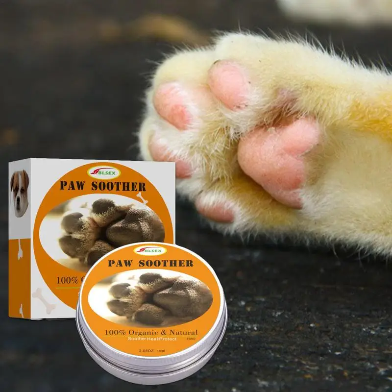 30g Pet Paw Balm Natural Skin Healing Balm Paw Soother Moisturising Cream for Repairing Dry and Cracked Skin Dog Cat Skin Care