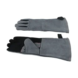 Heat Resistant Oven Gloves Baking Grill Insulated Leather Welding Forged Gloves For Welding Metal Protective Gloves