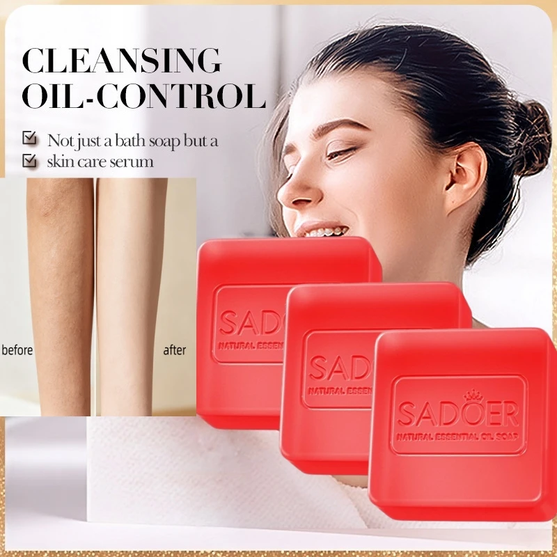 1/3 Bar of Natural Sandalwood Soap, Cleansing and Moisturizing in One, Deep and Gentle Cleansing, Cares for and Cleanses the Skin