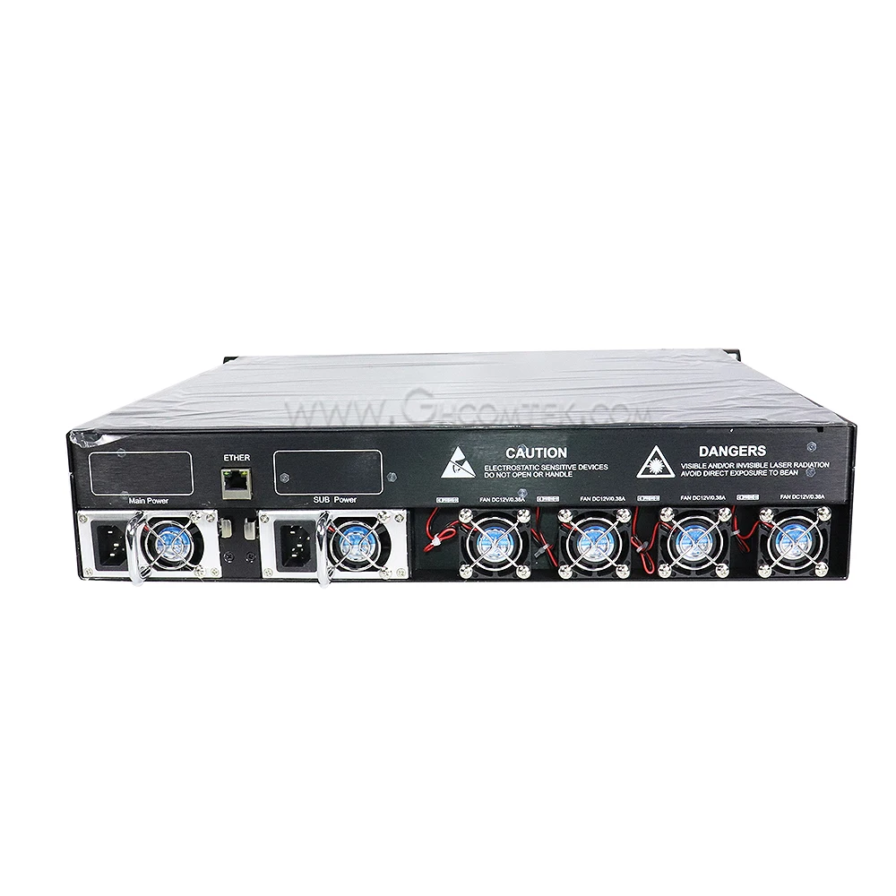 32 port 19dBm WDM High Power EDFA 1550nm Fiber Optical Amplifier For CATV