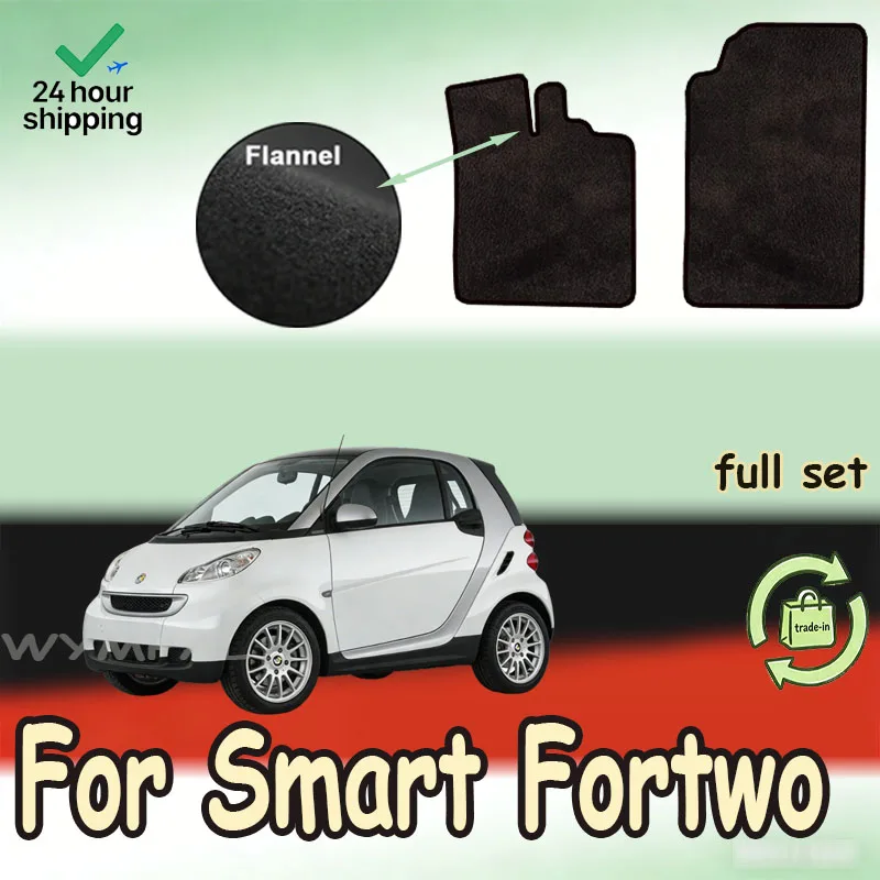 

Flannel Car Floor Mats For Smart Fortwo W451 2007~2013 Rugs Panel Footpads Carpet Cover Cape Foot Pad Sticker Accessories