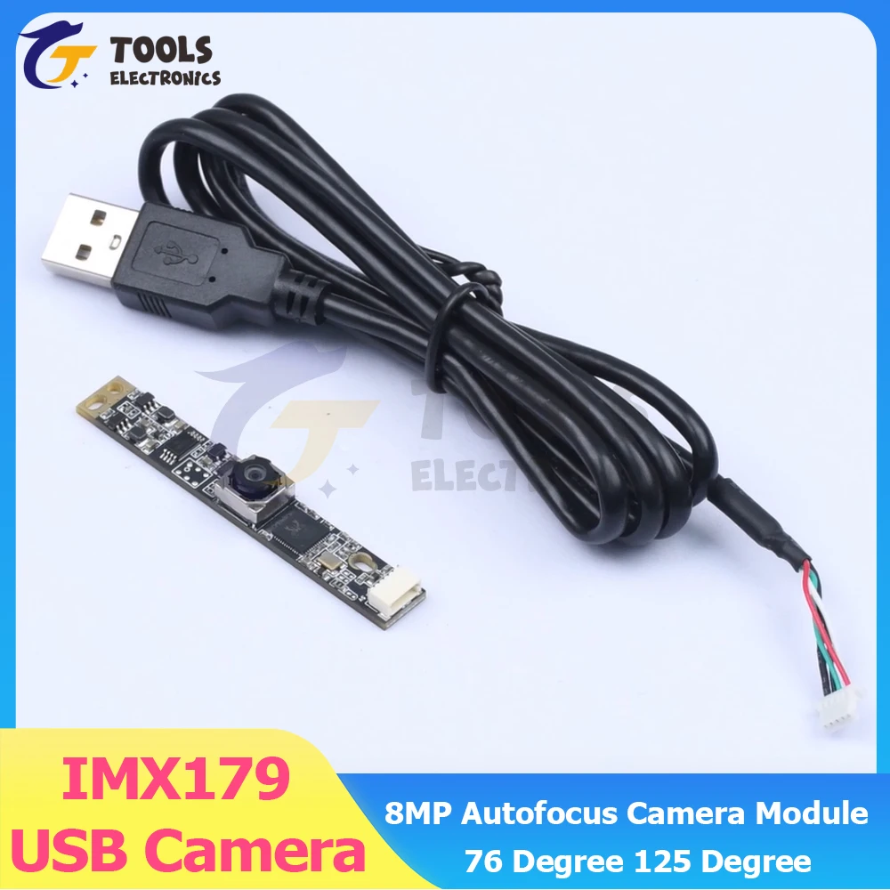 

IMX179 USB Camera Module With 8MP Autofocus Camera Module And 1-Meter Usb Adapter Cable USB Plug Play 76 Degree 125 Degree
