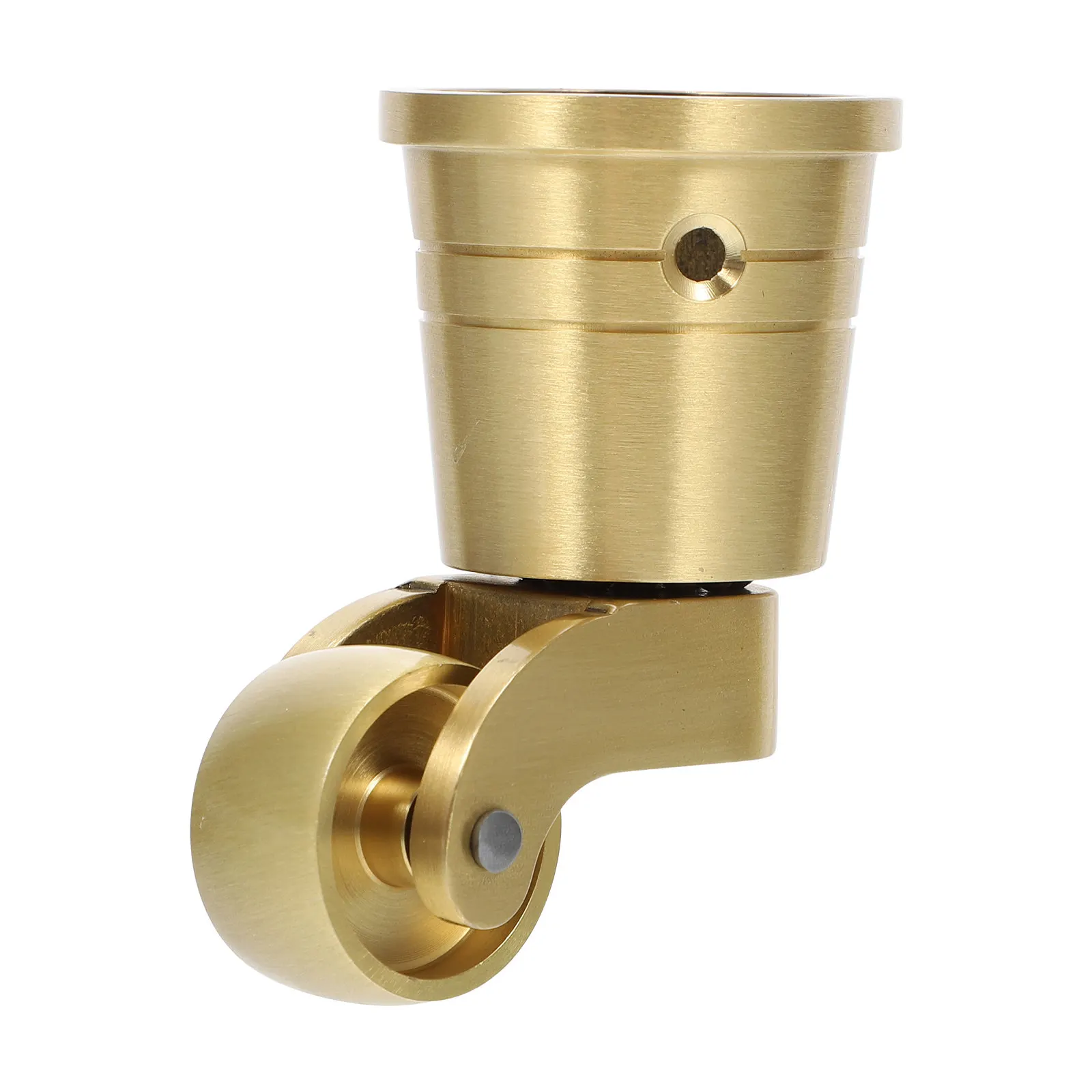 Brass Swivel Caster 360 Degree Rotation Heavy Duty Furniture Wheel for Office Chair Sofa Display Rack Universal Caster Wheels