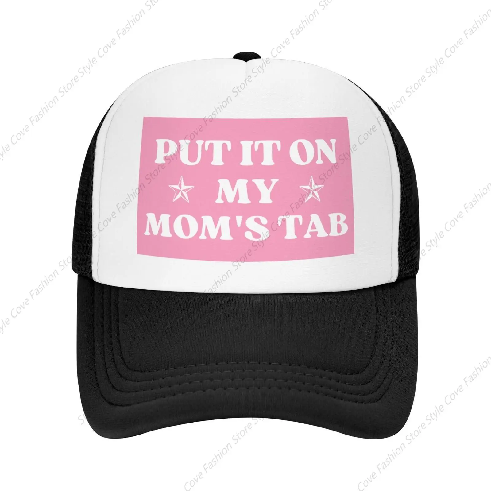 

Put It On My Mom'S Tab Mesh Hat Adjustable Adult Mesh Hat Hip Hop Truck Hat Four Seasons Hat Unisex Cap For Outdoor Travelling